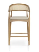 Gazel Hazeranlı Ahşap Bar Sandalyesi thumbnail 2