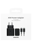 Samsung EP-T4511X Type-C Süper Hızlı Şarj Cihazı 45W Siyah Samsung Türkiye Garantili - 5