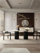 Tizma İskandinav Ahşap Masa Sandalye Takımı 90x200 thumbnail 1