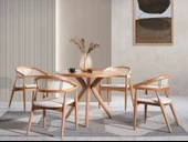 Gazel Hazeranlı Ahşap Bohem Sandalye thumbnail 8