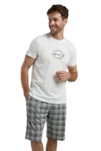 Arnetta Erkek Battal Kısa Kol Pijama Takım 3346 thumbnail 2