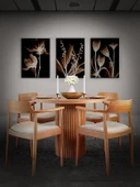 Sardes İskandinav Natural Ahşap Masa Sandalye Takımı 90x90 thumbnail 1