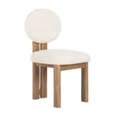 Coco İskandinav Teddy Natural Ahşap Bohem Sandalye thumbnail 7