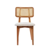 Niyegara İskandinav Natural Ahşap Masa Sandalye Takımı 90x130 thumbnail 9