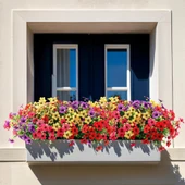 Nettenevime 6lı Set Yapay Çiçek Sazlı Mine Karışık Renk 5 Dallı 33cm thumbnail 8