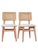 Manas İskandinav Natural Ahşap Masa Sandalye Takımı 90x130 thumbnail 6