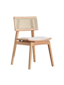 Myra İskandinav Natural Ahşap Masa Sandalye Takımı 90x90 thumbnail 5