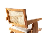 Luna Pergel Hazeranlı Model Hasırlı Natural Ahşap Sandalye - 7