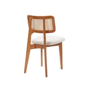 Niyegara İskandinav Natural Ahşap Masa Sandalye Takımı 90x130 thumbnail 7