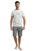 Arnetta Erkek Battal Kısa Kol Pijama Takım 3346 thumbnail 1