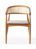 Gazel Hazeranlı Ahşap Bohem Sandalye thumbnail 1