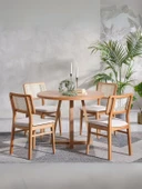 Posedion Natural Ahşap Masa Sandalye Takımı 110x110 thumbnail 1