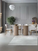 İris İskandinav Ahşap Masa Sandalye Takımı 80x190 thumbnail 9