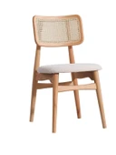 Manas İskandinav Natural Ahşap Masa Sandalye Takımı 90x130 thumbnail 8