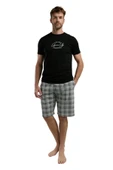 Arnetta Erkek Battal Kısa Kol Pijama Takım 3346 thumbnail 4