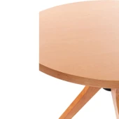 Oslo Natural Ahşap Masa Sandalye Takımı 100x100 - 11