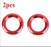 Honda Civic 2016-2019 için, Kırmızı Renk Daire Hoparlör Çercevesi 2 ADET thumbnail 4