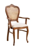 Versailes Hazeranlı Kolçaklı Oymalı Klasik Ahşap Sandalye thumbnail 4