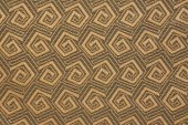 GEOMETRİK GOLD TEK KANAT Dikilmiş Pileli Fon Perde 300*260 Cm - 3