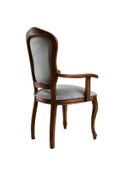 Victoria Kolçaklı Ahşap Oymalı Country Sandalye thumbnail 2