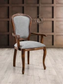Victoria Kolçaklı Ahşap Oymalı Country Sandalye thumbnail 1