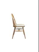 Rustica Döşemeli Classic Natural Ahşap Yemek Sandalyesi thumbnail 5