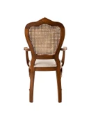 Versailes Hazeranlı Kolçaklı Oymalı Klasik Ahşap Sandalye thumbnail 8