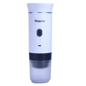 KMPRO Taşınabilir Kahve Makinesi – USB Şarjlı, Kapsül ve Öğütülmüş Kahve Uyumlu, Beyaz - 4