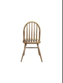 Rustica Döşemeli Classic Natural Ahşap Yemek Sandalyesi thumbnail 9