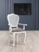 Versailes Hazeranlı Kolçaklı Klasik Ahşap Sandalye thumbnail 1