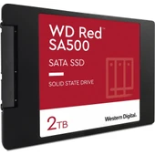 WD Red SA500, WDS200T2R0A, 2TB, 560/530, SERVER ve NAS için Enterprise, 2,5" SATA, SSD - 1