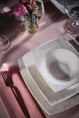 Square Bone Celes 53 Parça 12 Kişilik Yemek Takımı - 4