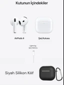 Airbuds 3 Kulak içi Bluetooth Kulaklık + AirPods Pro 3 Koruma Kılıfı iPhone Pop-Up Kablosuz Kulaklık - 4