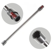 srfn ticaret Dyson V12 Detect Slim Uyumlu Kablosuz Süpürge Borusu - Gri thumbnail 5