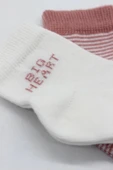 CEYLAN ADAM   Bistyle Big Heart Penye Soket Çorap 2'Li BS10117 Pudra - 4