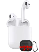 Airbuds 2 Kulak içi Bluetooth Kulaklık + AirPods Pro 3 Koruma Kılıfı iPhone Pop-Up Kablosuz Kulaklık - 1