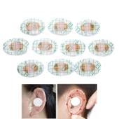 20 Adet Bebek Banyo Havuz Kulak Bandı -Şeffaf Su Geçirmez Yapışkanlı Bant Kuaför Bandı thumbnail 17