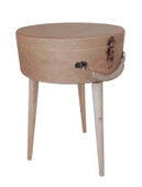 Dekoratif Boyanabilir Demonte Kapaklı Sehpa - 2