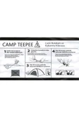 Artemis - CAMP TEEPEE 2 Kişilik Manuel Kurulum Çadır - 2
