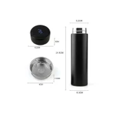 Dijital Sıcaklık Göstergeli Renkli Çelik Termos - 500 ML - 12