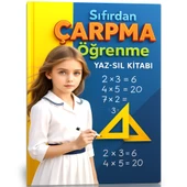 Sıfırdan Çarpma Öğrenme YAZ-SİL Kitabı (Birinci ve İkinci Sınıflar İçin) - 1