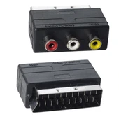 SCART ADAPTÖR İN MİNİ  (SCART ERKEK-RCA DİŞİ ARA ADAPTÖR) (5047) - 1