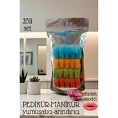 Pedikür Manikür Tozu Profesyonel - Yumuşatıcı Arındırıcı Toz 25 li SET - 1