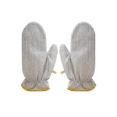 2li Telli Bulaşık Eldiveni Su Geçirmez Kir Sökücü Tava Tencere Ovma Mutfak Banyo Temizlik Eldiveni thumbnail 8