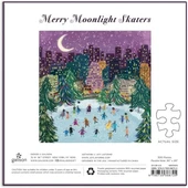 Galison Keyifli Ay Işığı Buz Patencileri Puzzle thumbnail 3