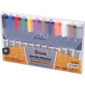 Akrilik Marker 12 Renk 4mm Meta - 1