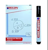 Eddıng Beyaz Tahta Kalemi E-260 Siyah 10 Lu thumbnail 1