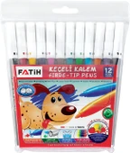 Fatih Keçeli Boya Kalemi 12 Renk - 1
