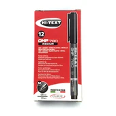 Hi-text Asetat Kalemi M Siyah 12 Li Set - 1