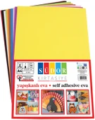 Südor A4 Yapışkanlı Eva 10 Lu Karışık Renk - 1
